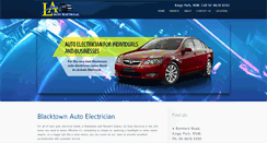 Desktop Screenshot of laautoelectrical.com.au